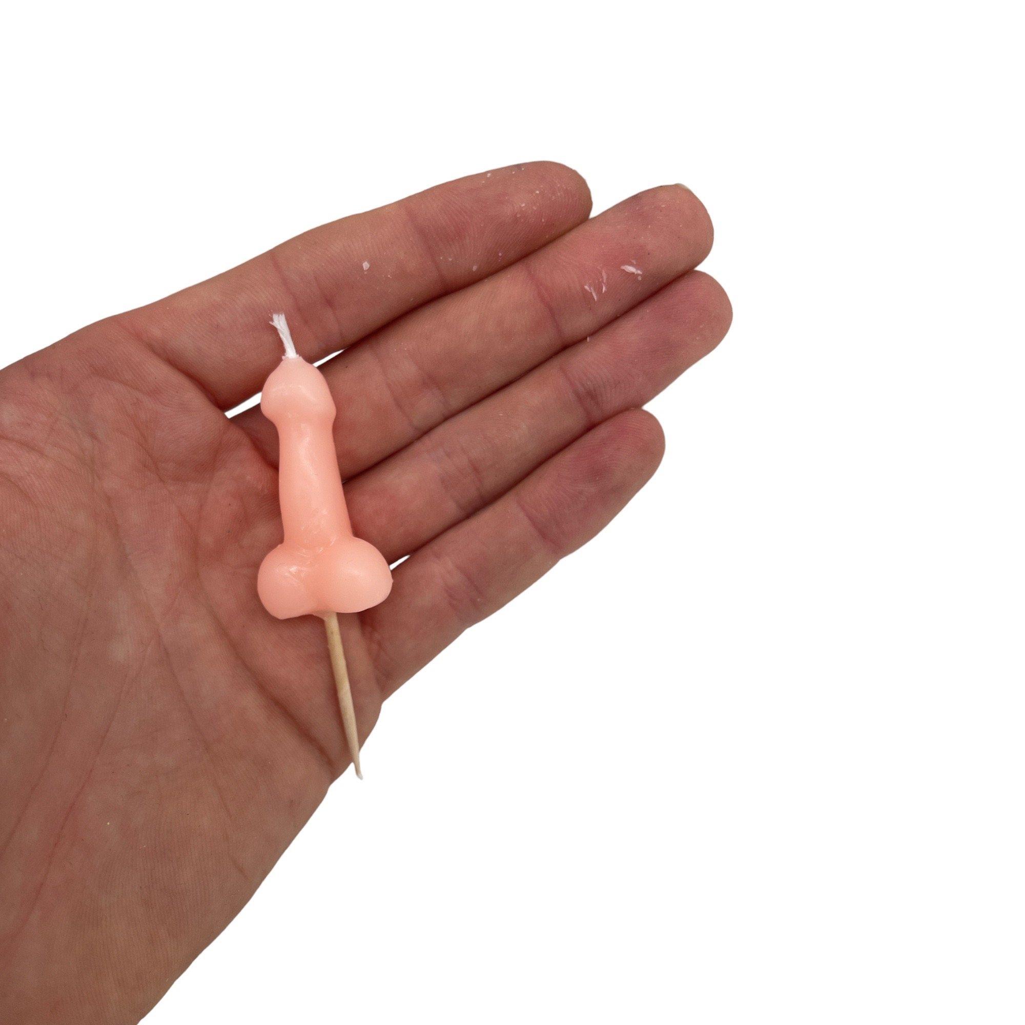 Świeczki-party penis candles 5pcs pack flesh